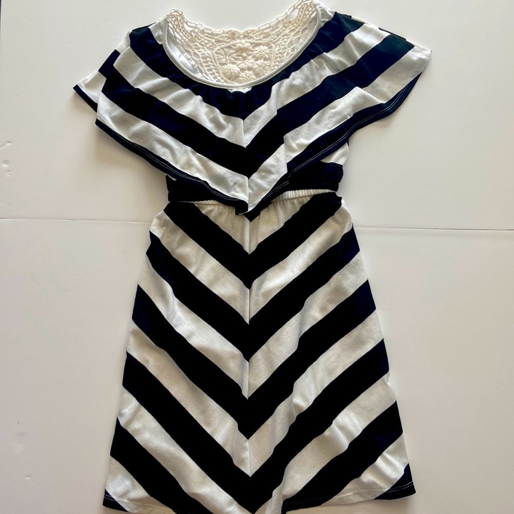 Size 8 My Michelle Dress with Crochet Embellishment